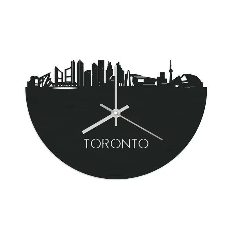 Skyline Klok Toronto Black