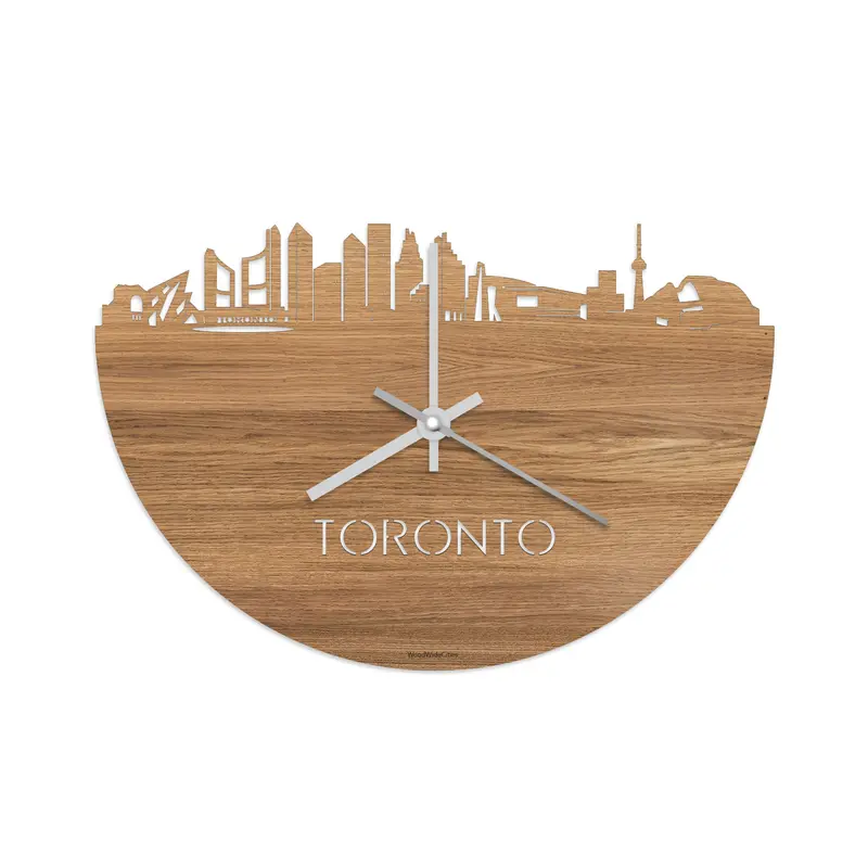 Skyline Klok Toronto Eiken
