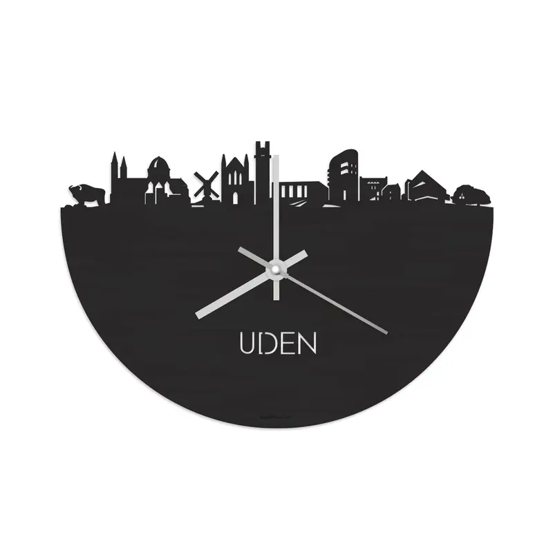 Skyline Klok Uden Black