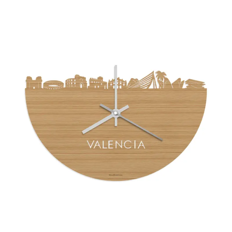 Skyline Klok Valencia Bamboe
