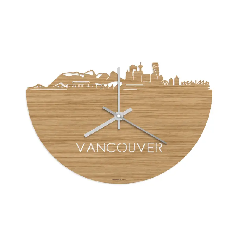 Skyline Klok Vancouver Bamboe