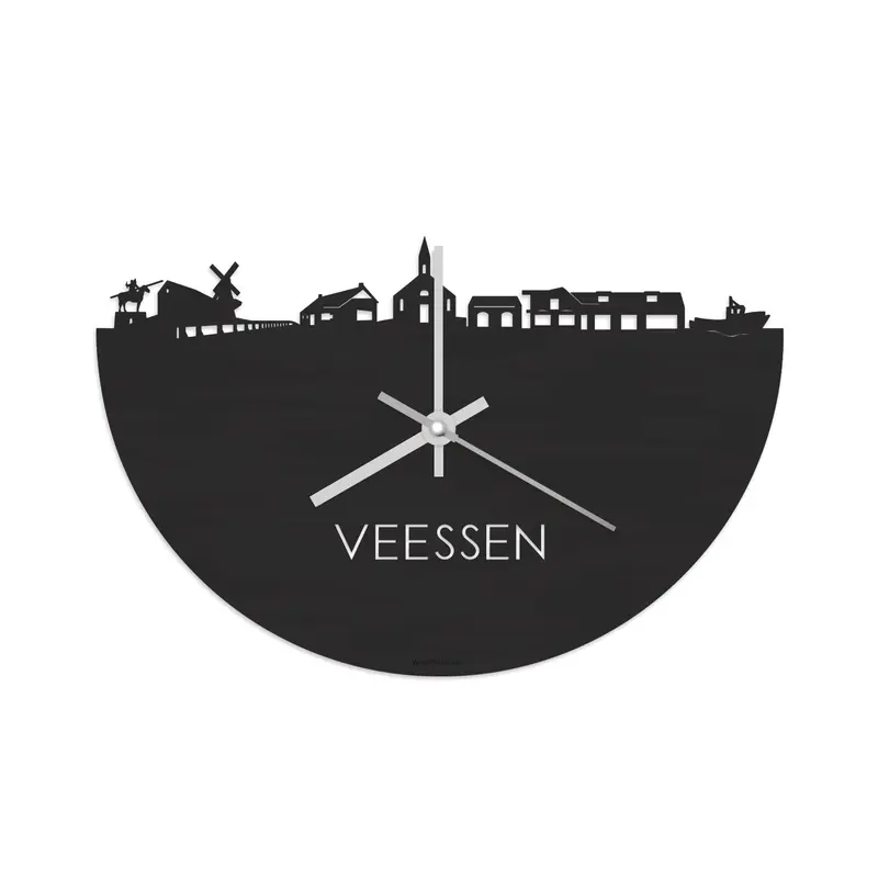 Skyline Klok Veessen Black