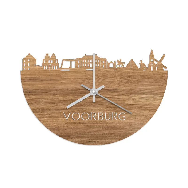 Skyline Klok Voorburg Eiken