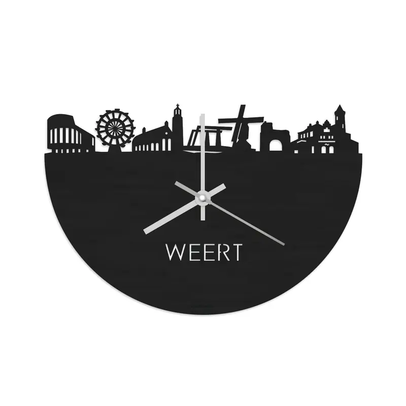 Skyline Klok Weert Black