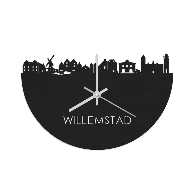 Skyline Klok Willemstad Black
