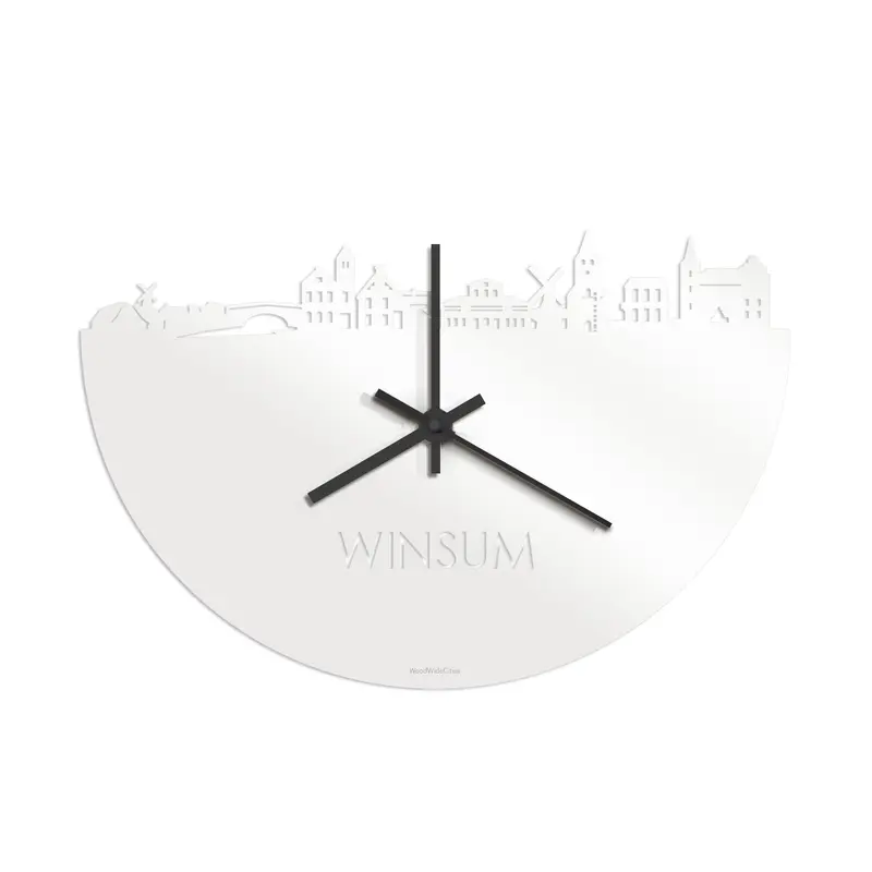Skyline Klok Winsum Wit Glanzend