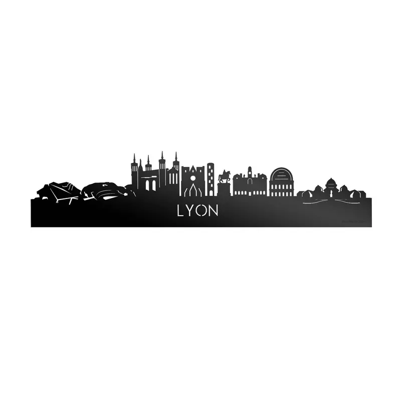Skyline Lyon Zwart Glanzend