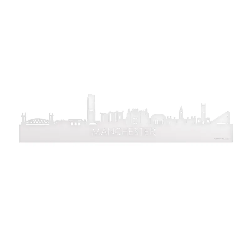 Skyline Manchester Wit Glanzend