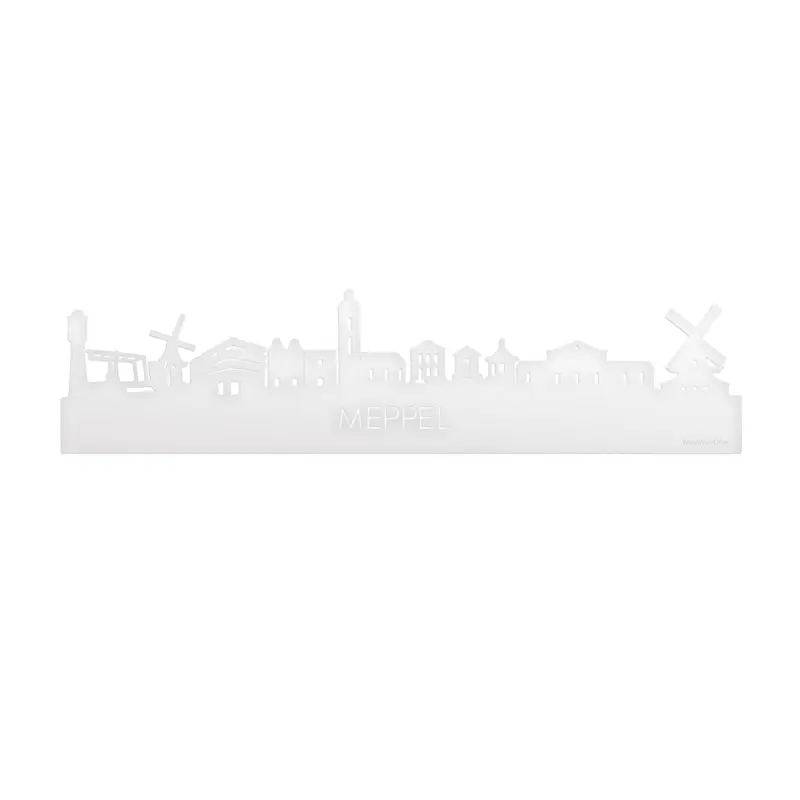 Skyline Meppel Wit Glanzend