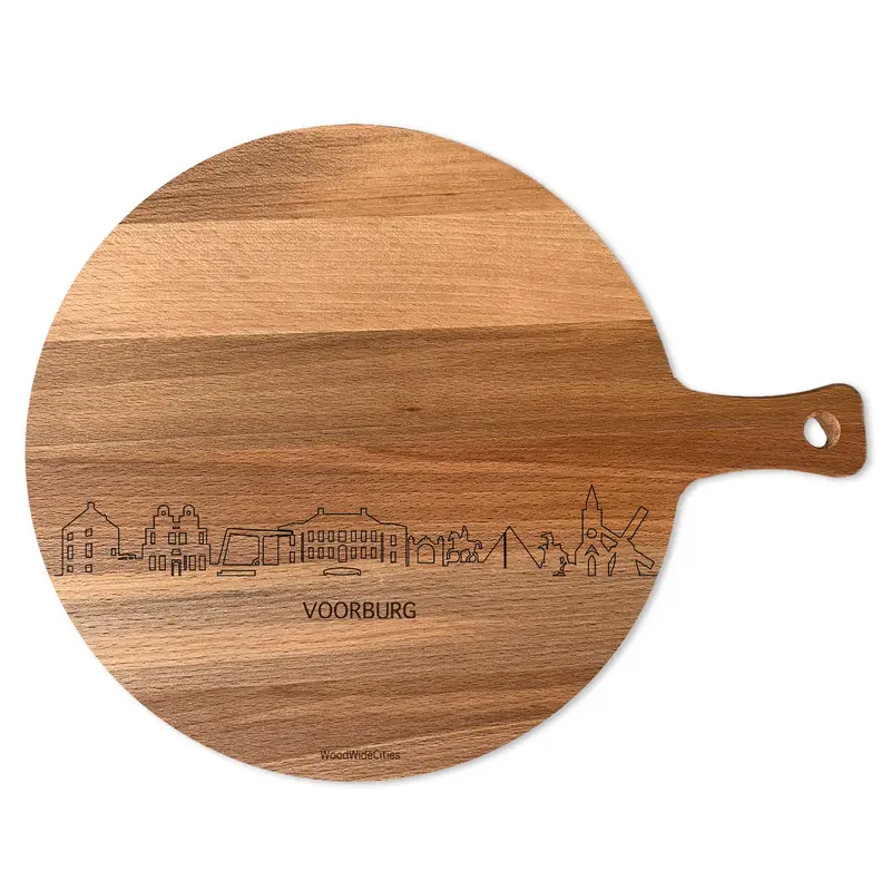 Skyline Serveerplank Rond Voorburg