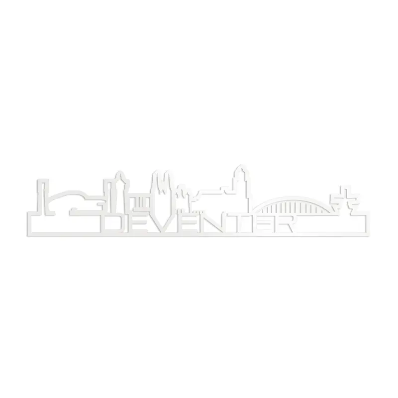 Skyline Shape Deventer Wit Glanzend