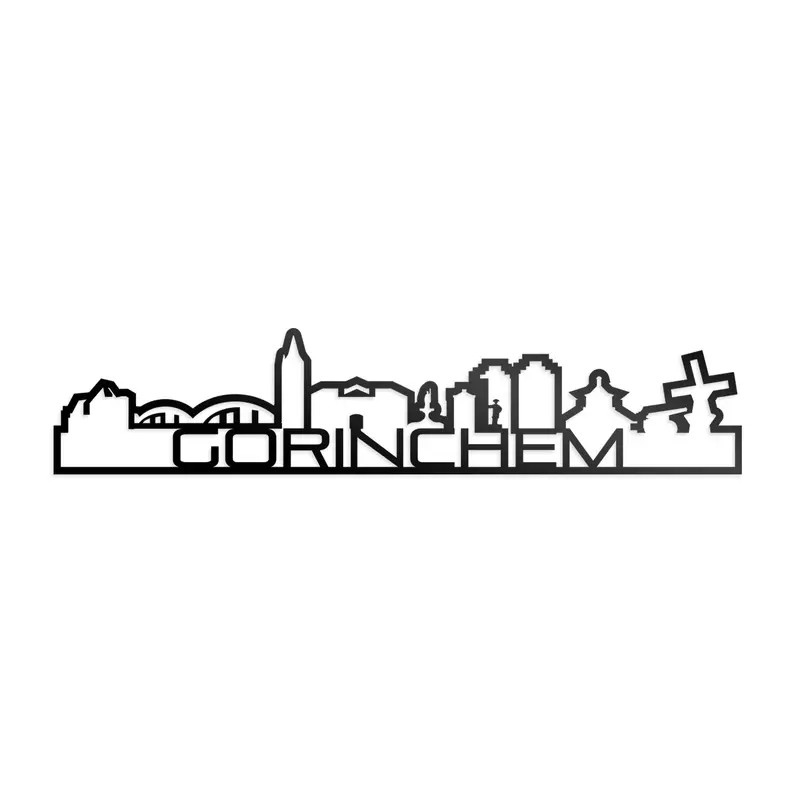 Skyline Shape Gorinchem Zwart Glanzend