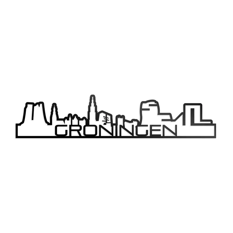 Skyline Shape Groningen Zwart Glanzend