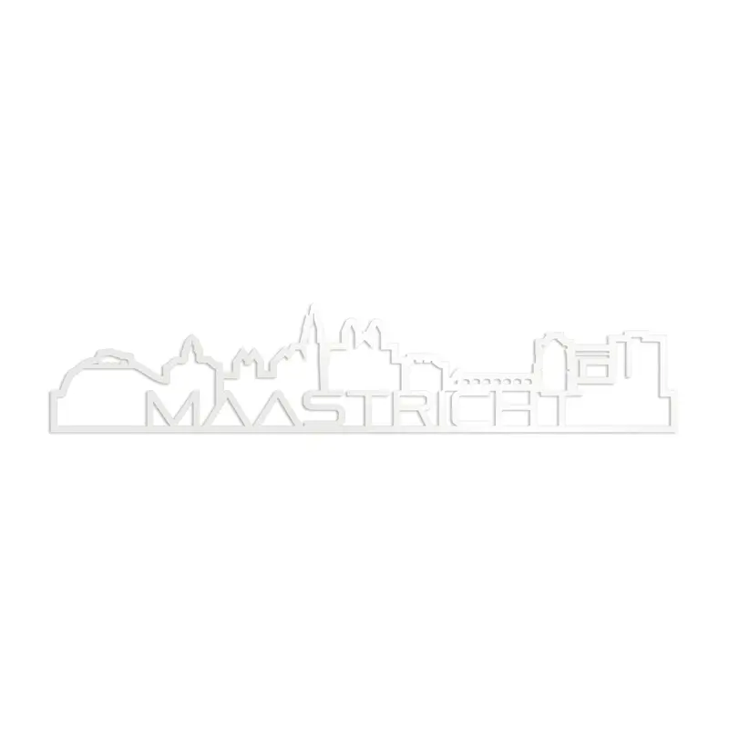Skyline Shape Maastricht Wit Glanzend