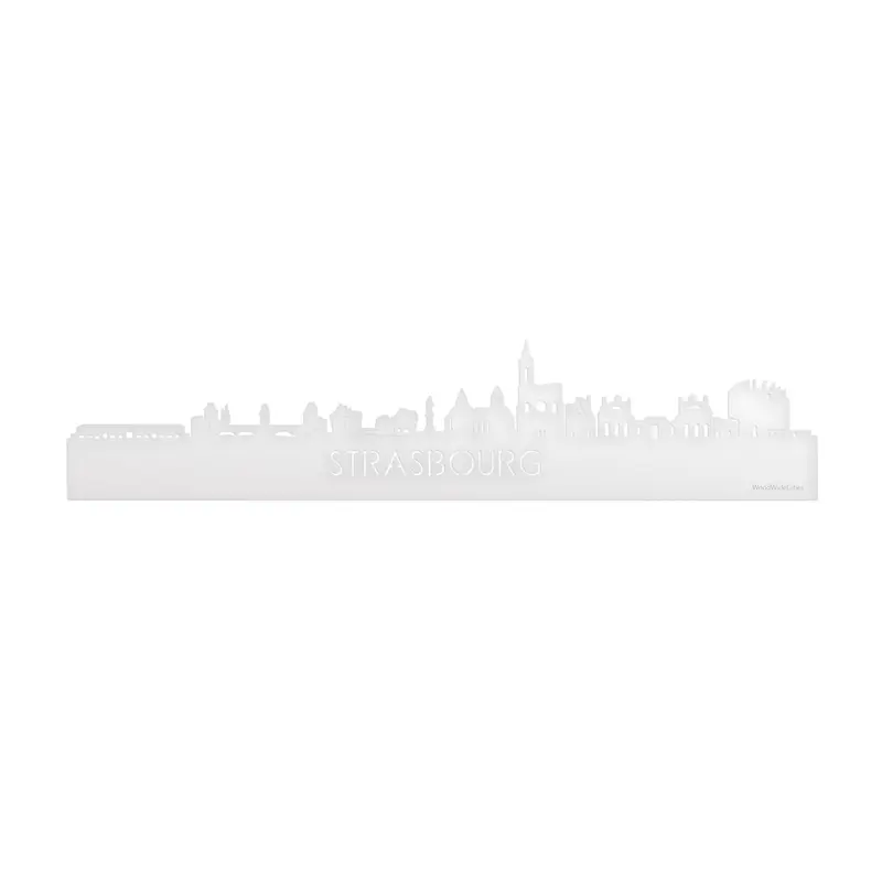 Skyline Strasbourg Wit Glanzend