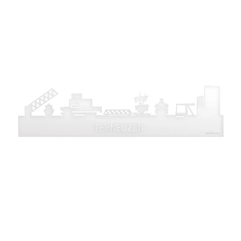 Skyline Terneuzen Wit Glanzend
