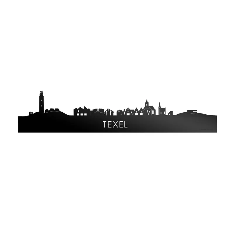 Skyline Texel Zwart Glanzend