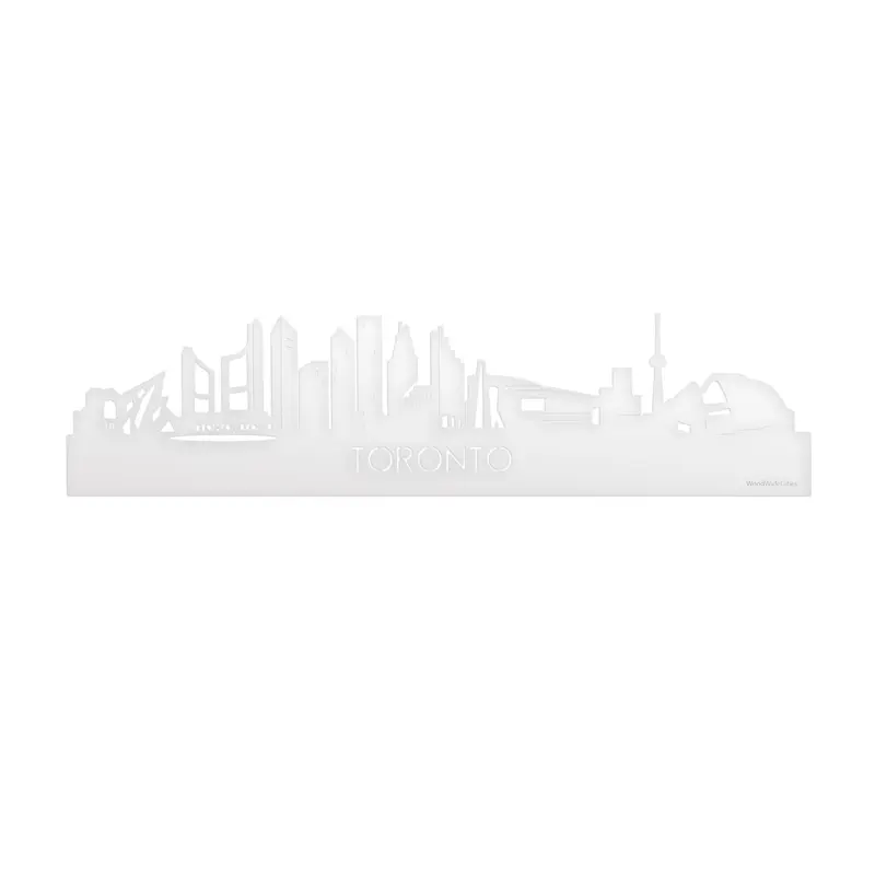 Skyline Toronto Wit Glanzend