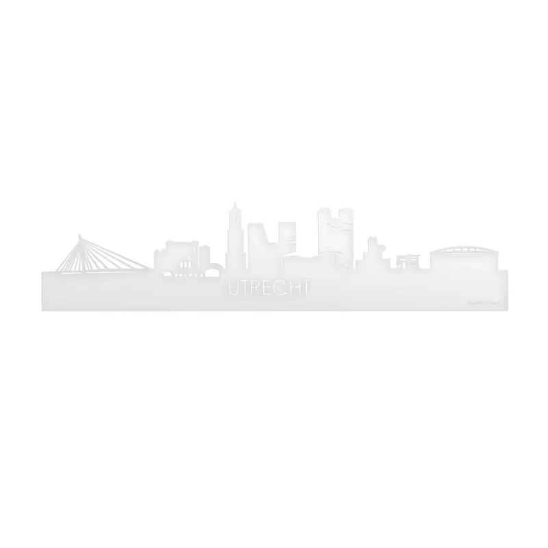 Skyline Utrecht Wit Glanzend