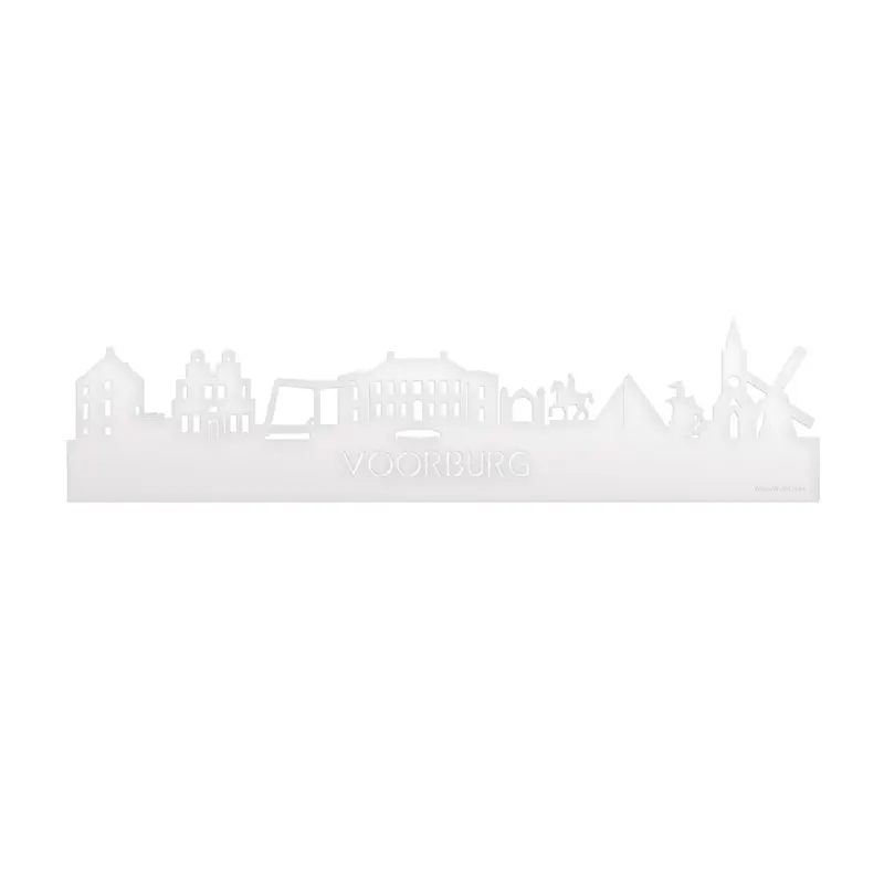 Skyline Voorburg Wit Glanzend