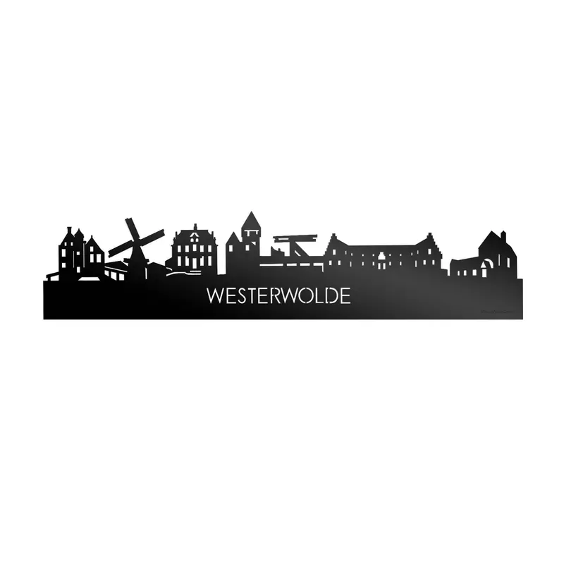 Skyline Westerwolde Zwart Glanzend