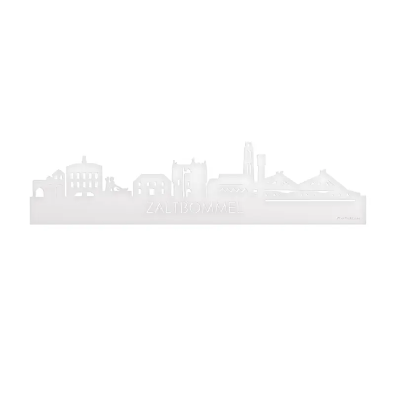 Skyline Zaltbommel Wit Glanzend