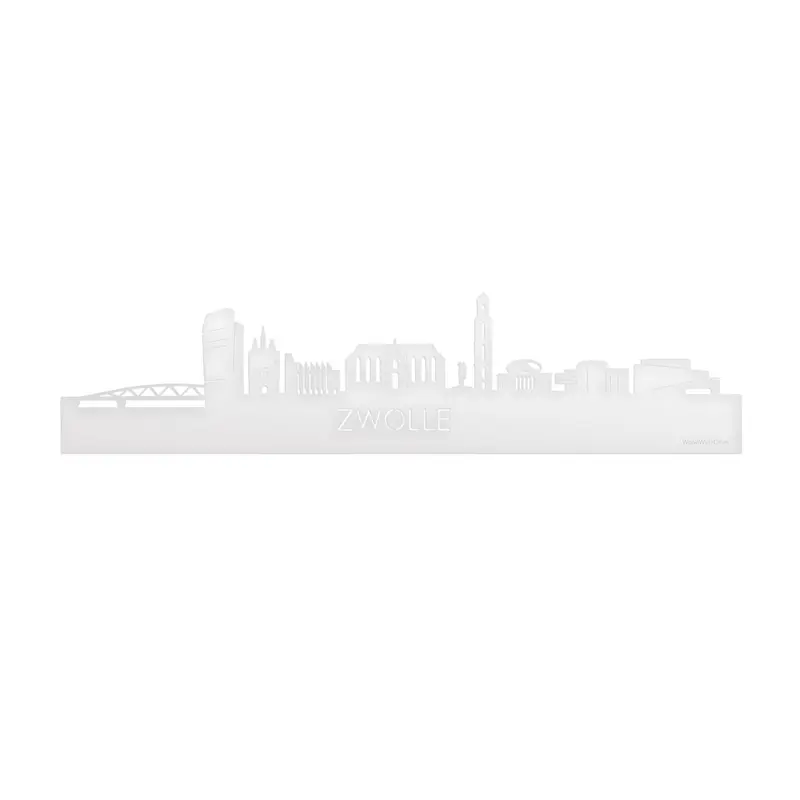 Skyline Zwolle Wit Glanzend