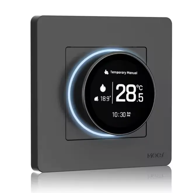 Smart Knop Thermostaat Zigbee – Vloerverwarming en CV App Control