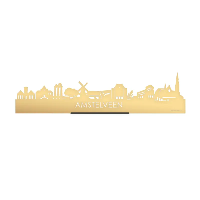 Standing Skyline Amstelveen Goud Metallic
