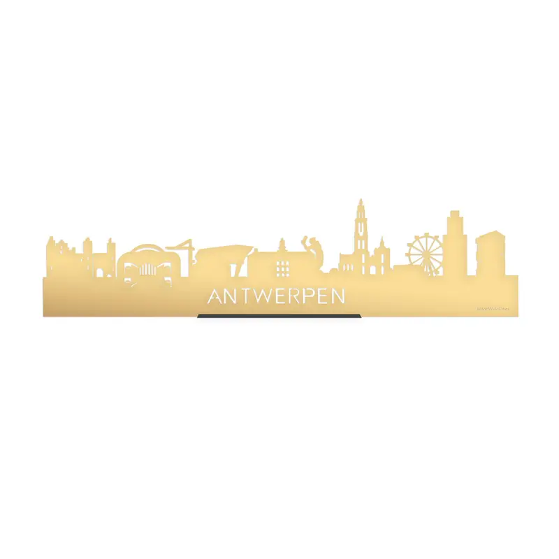 Standing Skyline Antwerpen Goud Metallic