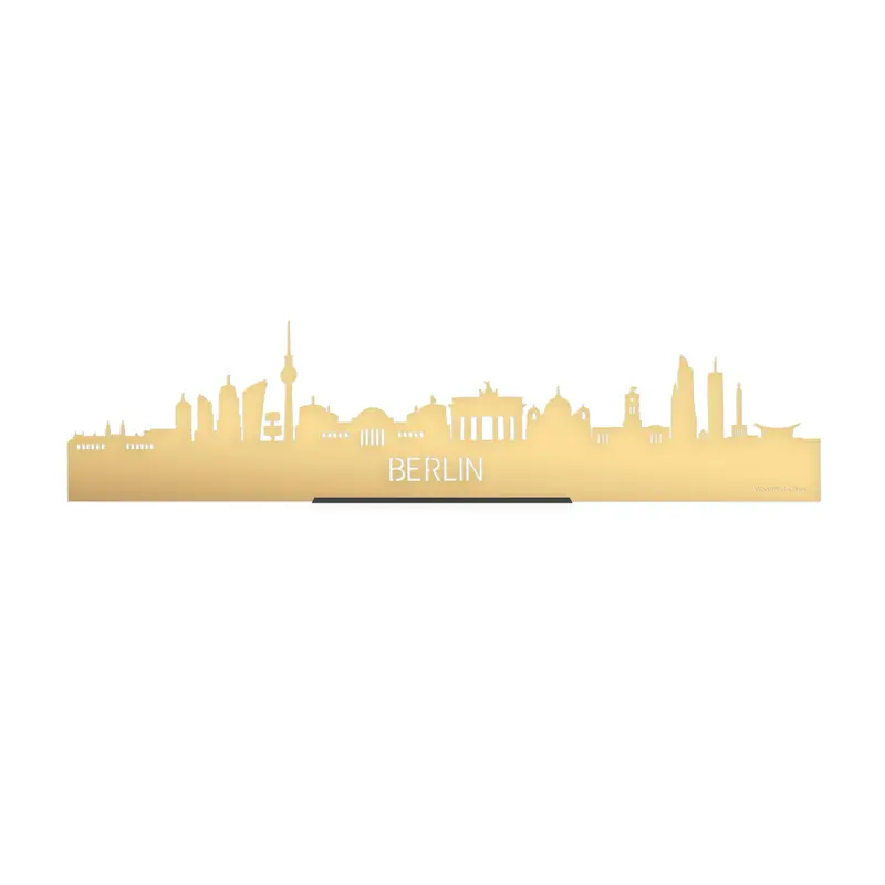 Standing Skyline Berlijn Goud Metallic