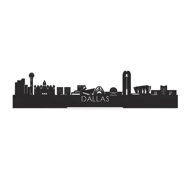 Standing Skyline Dallas Black