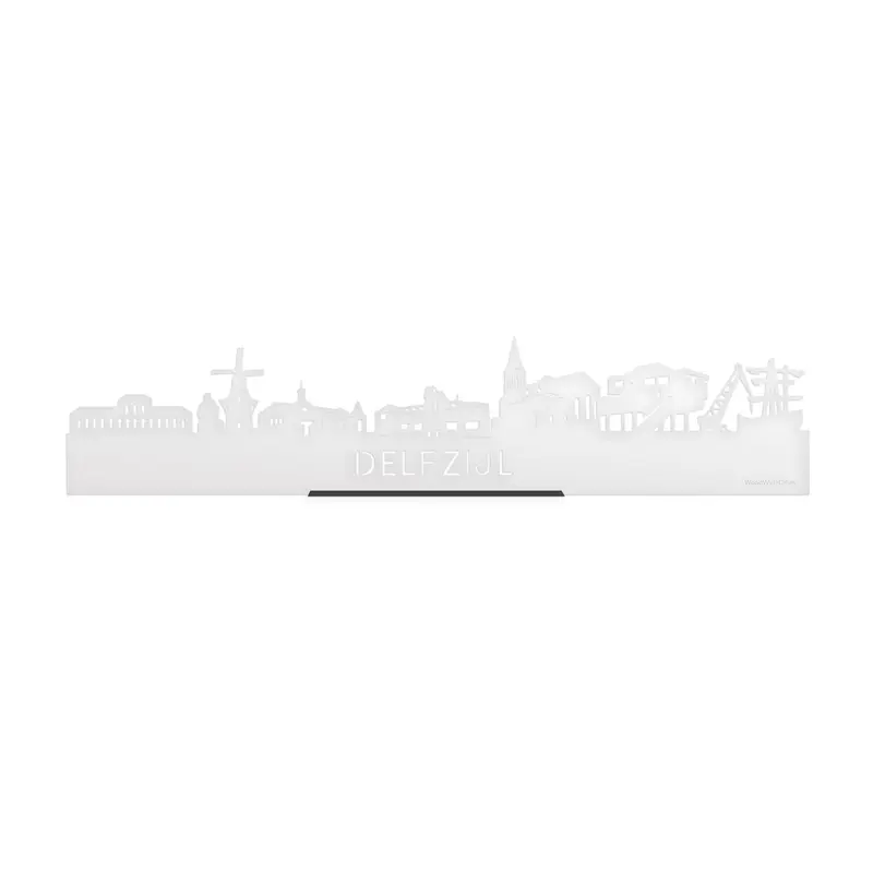 Standing Skyline Delfzijl Wit Glanzend