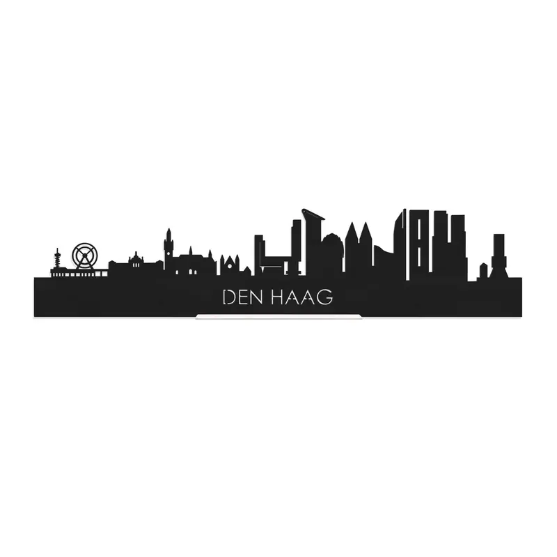 Standing Skyline Den Haag Black