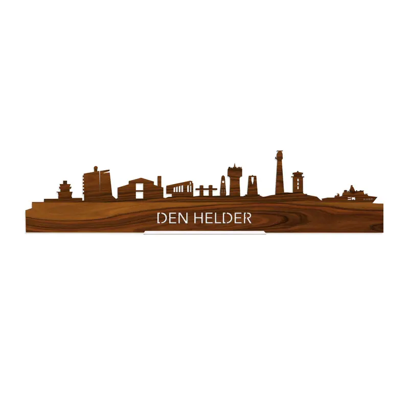Standing Skyline Den Helder Palissander