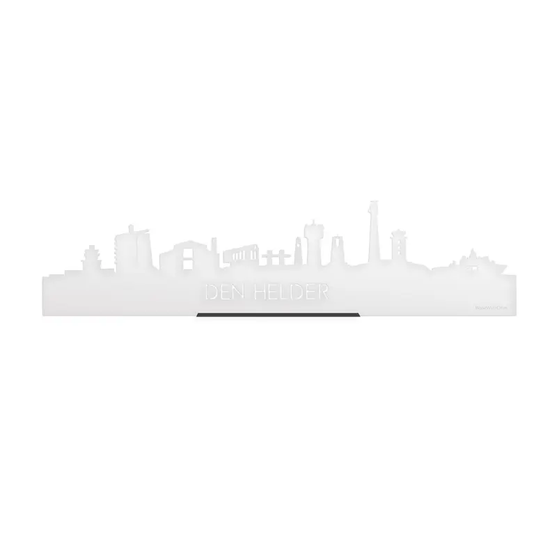 Standing Skyline Den Helder Wit Glanzend