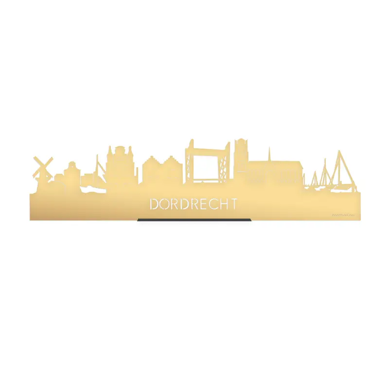Standing Skyline Dordrecht Goud Metallic