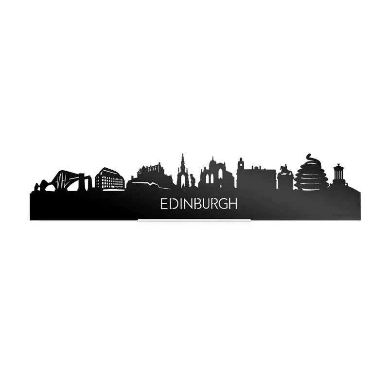 Standing Skyline Edinburgh Zwart Glanzend