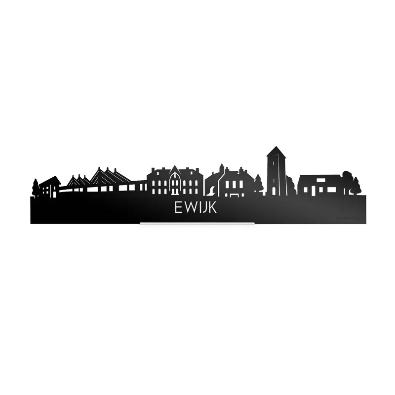 Standing Skyline Ewijk Zwart Glanzend