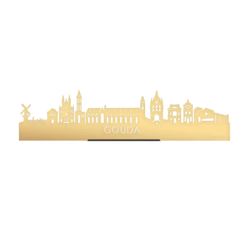 Standing Skyline Gouda Goud Metallic