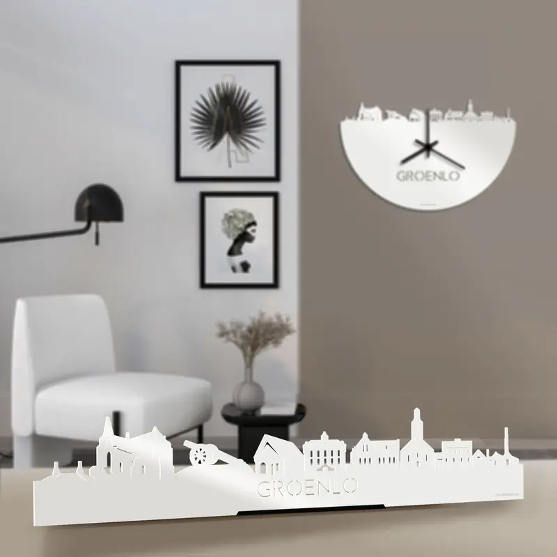 Standing Skyline Groenlo Wit Glanzend
