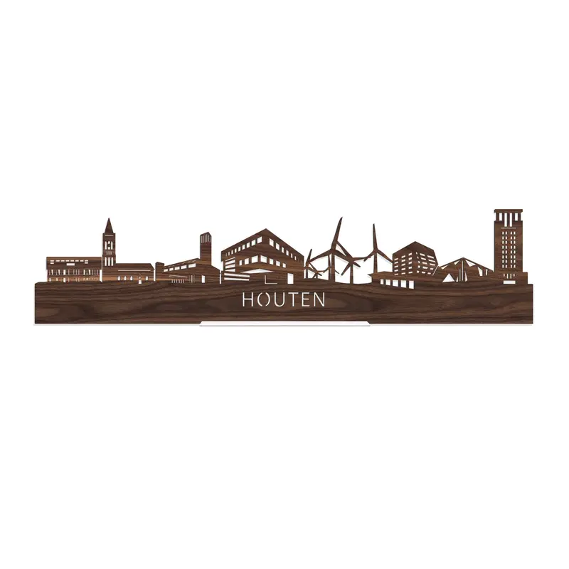 Standing Skyline Houten Noten