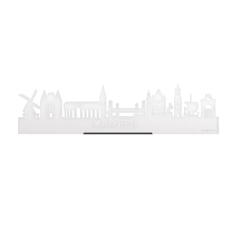 Standing Skyline Kampen Wit Glanzend
