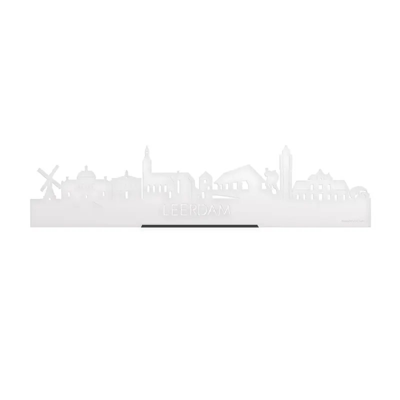 Standing Skyline Leerdam Wit Glanzend