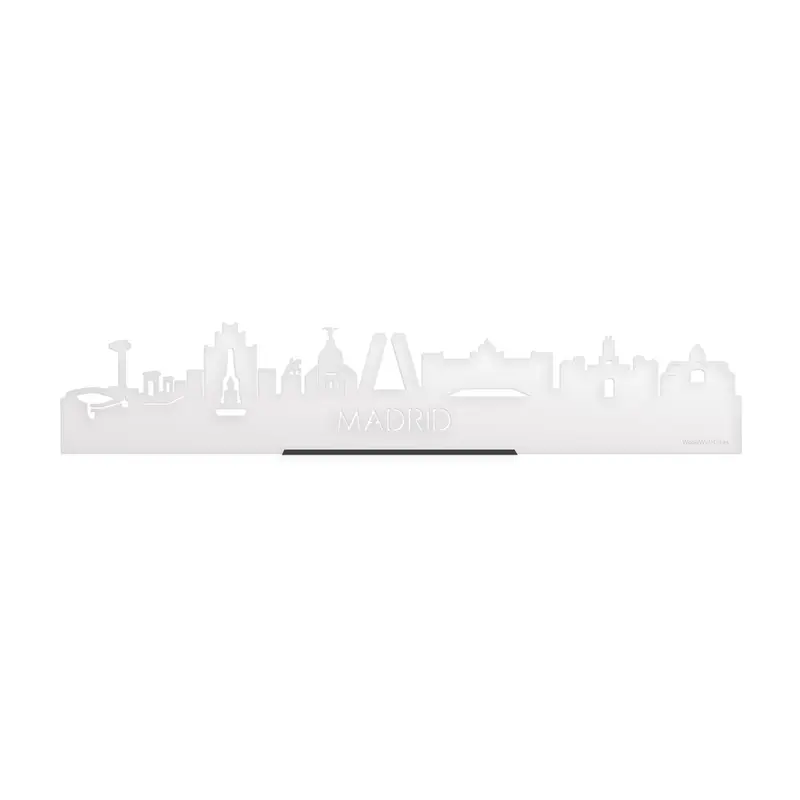Standing Skyline Madrid Wit Glanzend