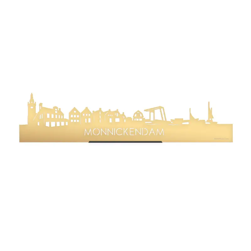 Standing Skyline Monnickendam Goud Metallic