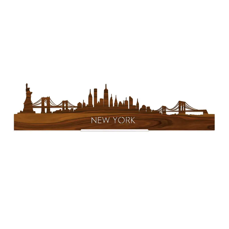 Standing Skyline New York Palissander