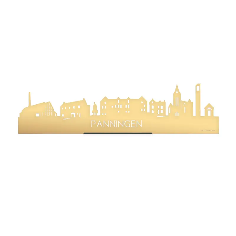 Standing Skyline Panningen Goud Metallic