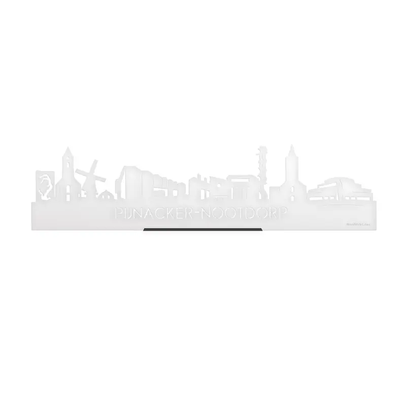 Standing Skyline Pijnacker-Nootdorp Wit Glanzend