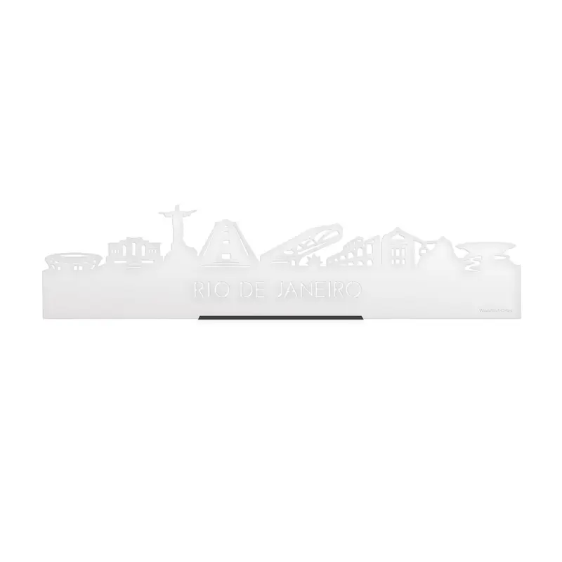Standing Skyline Rio de Janeiro Wit Glanzend